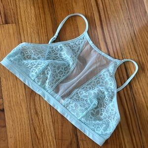 Victoria’s Secret light blue Lace Bralette size M